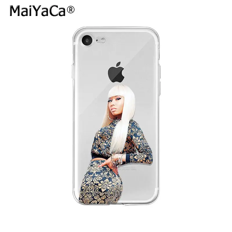 MaiYaCa Рэппер Nicki Minaj мягкий чехол для телефона из ТПУ для iPhone X XS MAX 6 6S 7 7plus 8 8Plus 5 5S XR