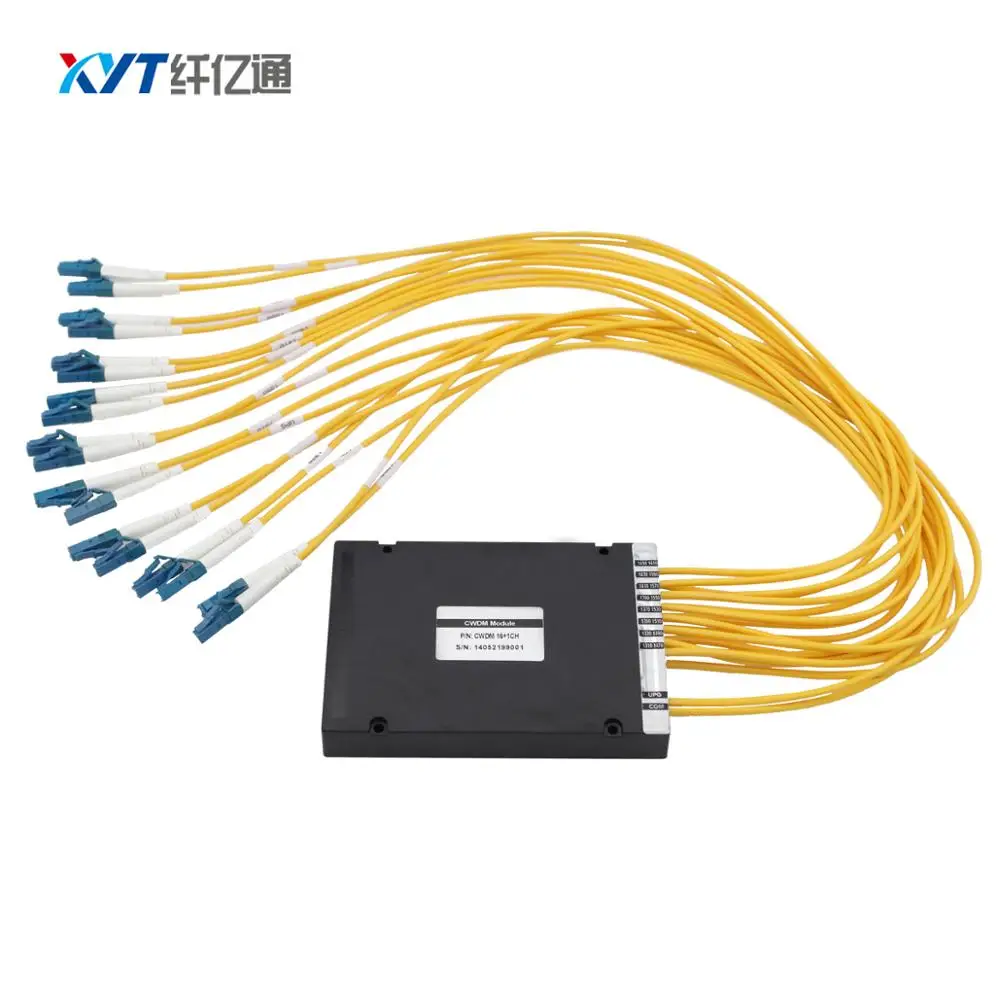 

Single Fiber 16 Channel DWDM Mux Demux LC connector fiber length 1m