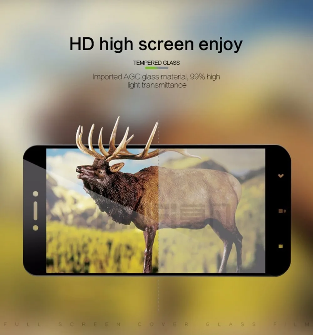 Gourde 9H 2.5D полноэкранное защитное закаленное стекло для Xiaomi redmi Note 4X, Подарочная подставка для телефона 1 шт