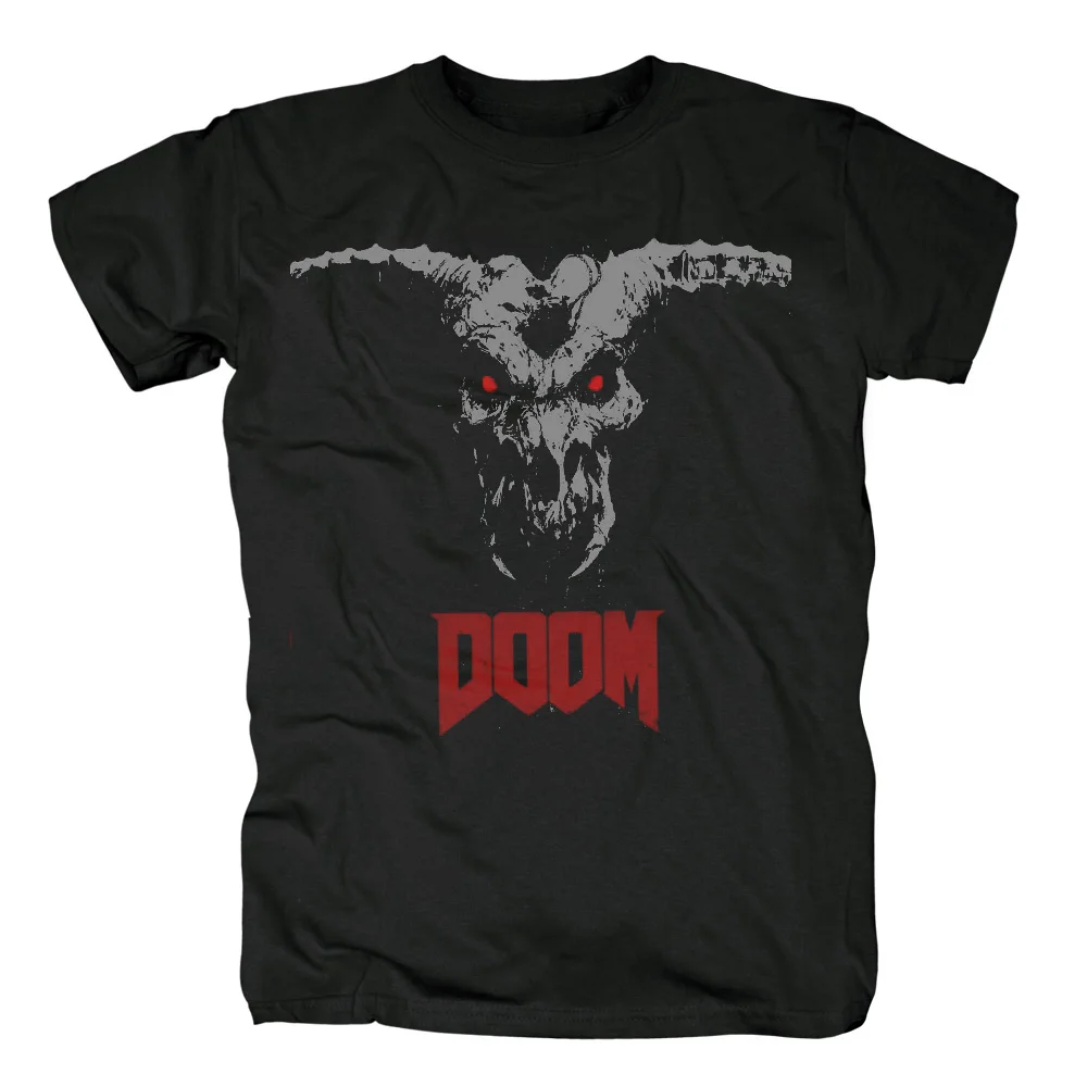 

2 дизайна, крутая рубашка в стиле Харадзюку с изображением рок-группы Doom, Женская одежда из тяжелого металла, скейтборд в стиле панк с изобра...