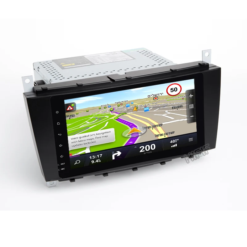 Автомобильный GPS-навигатор PX5 IPS-экран 8 дюймов DSP Android 10 4G для Mercedes Benz C Class W203 C200 C230