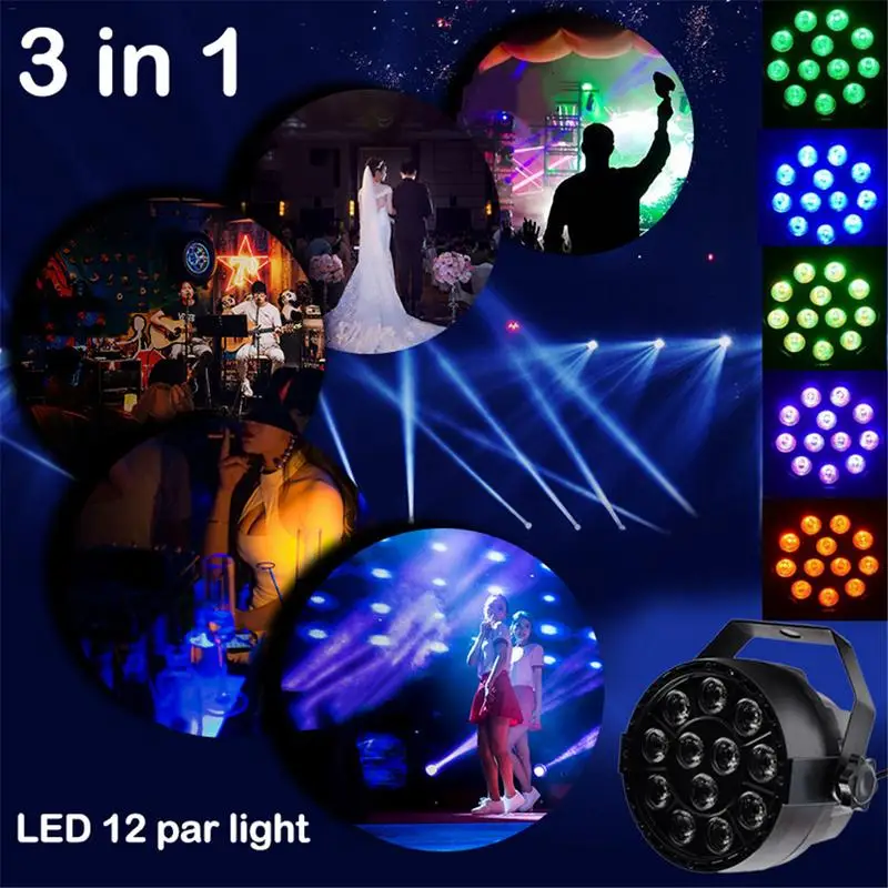 Kaigelin 12 LED сценический свет RGB 18 Вт сценическое освещение DMX 512 Клубная Дискотека