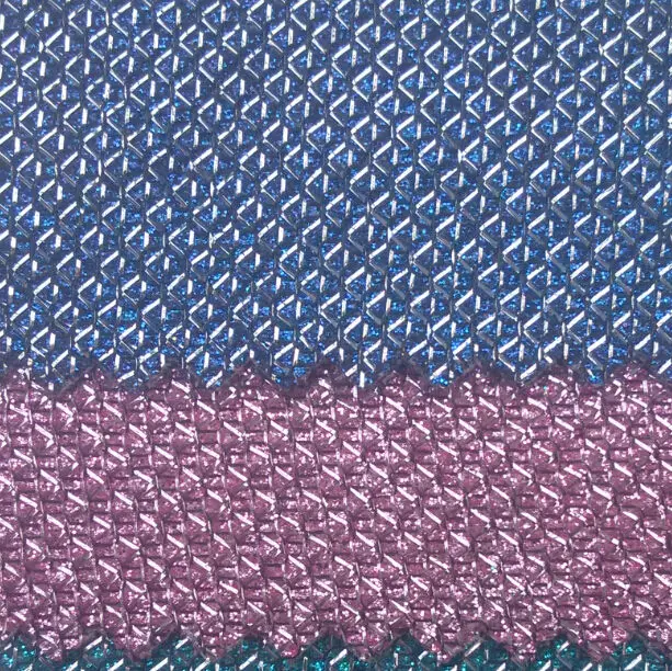 

synthetic PVC silver glitter leather fabrics