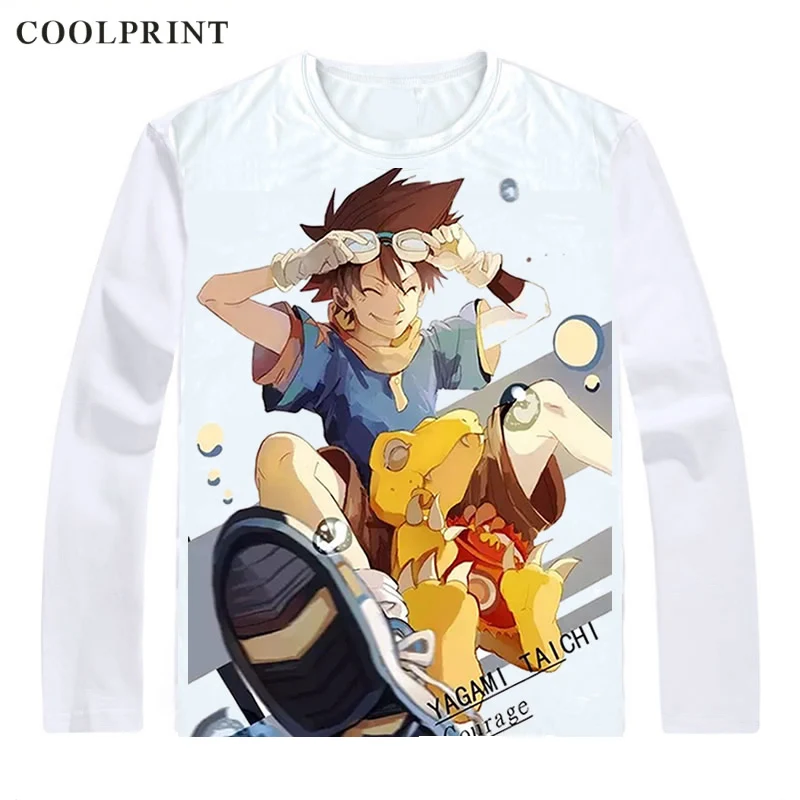 Style 7 Dejitaru Monsuta Digimon 5 футболок Многоцветные рубашки с длинными рукавами Digimon Savers отряд данных Digimon Seibazu Косплей рубашка - Цвет: Style 7