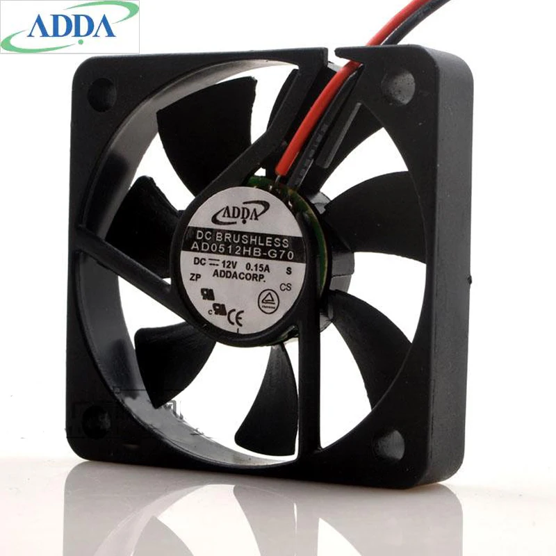 Для ADDA AD0512HB G70 5010 50*50*10 мм 12В 0.15A 5200 об/мин 11CFM блок питания охлаждающий