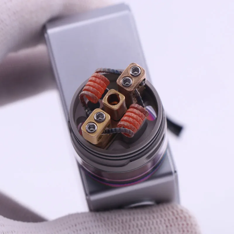 Новый XFKM 24 мм RDTA DIY двойные катушки 3 мл Большой Емкости Распылитель 510 Резьбовая
