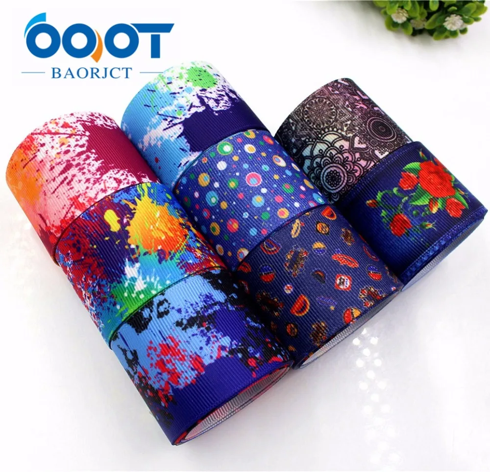 OOOT BAORJCT 177206, 38 мм, 10 ярдов/партия, Мультяшные ленты, Термотрансферная печать, свадебные аксессуары, сделай сам, материал ручной работы