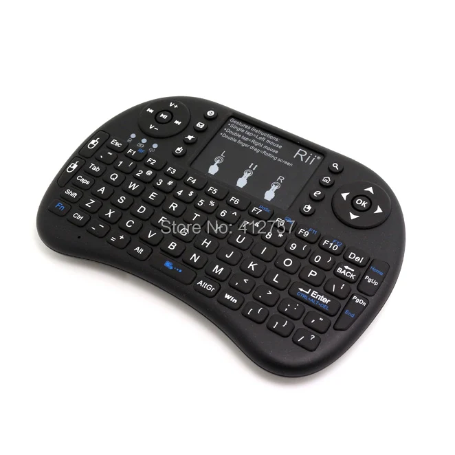 

[20pcs/lot] Rii i8+ Backlit Mini 2.4G Wireless Keyboard Air Mouse Touchpad for Mini PC, Android TV Box, Laptop, Projectors