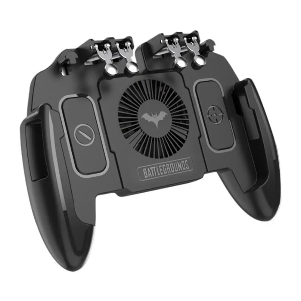 M11 with fan Геймпад для игры PUBG контроллер для мобильного телефона игры мобильный триггер L1R1 шутер Бесплатный пожарный джойстик игровой коврик держатель кулер вентилятор - Цвет: M11 with fan