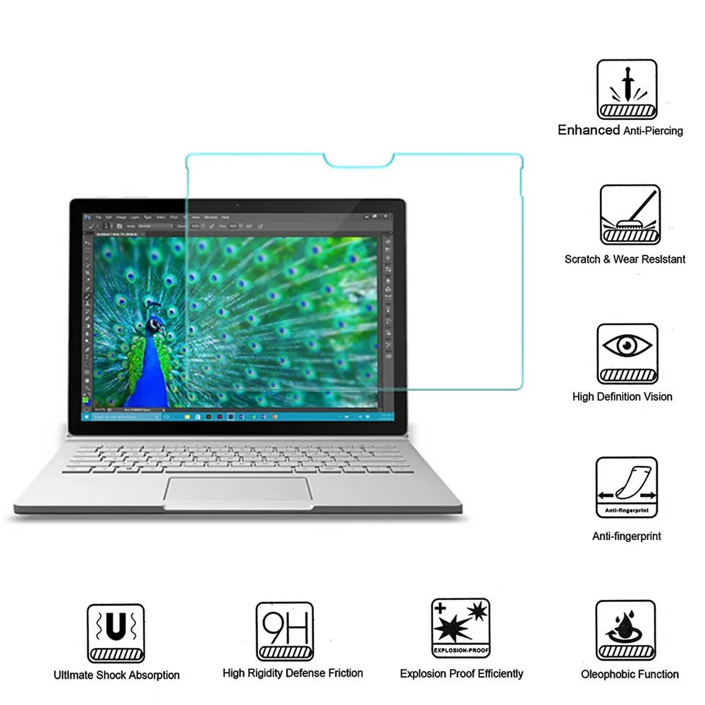Новинка 2019 Защитная пленка для экрана из закаленного стекла Surface Book 2 13 5|Защитные