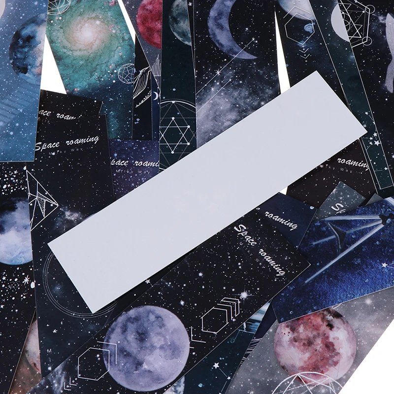 Роуминг космическая бумага bookmarks мультфильм закладки 30 шт для книг/поделиться/Книга маркеры/закладки для книг/канцелярские принадлежности Подарочная канцелярская карточка