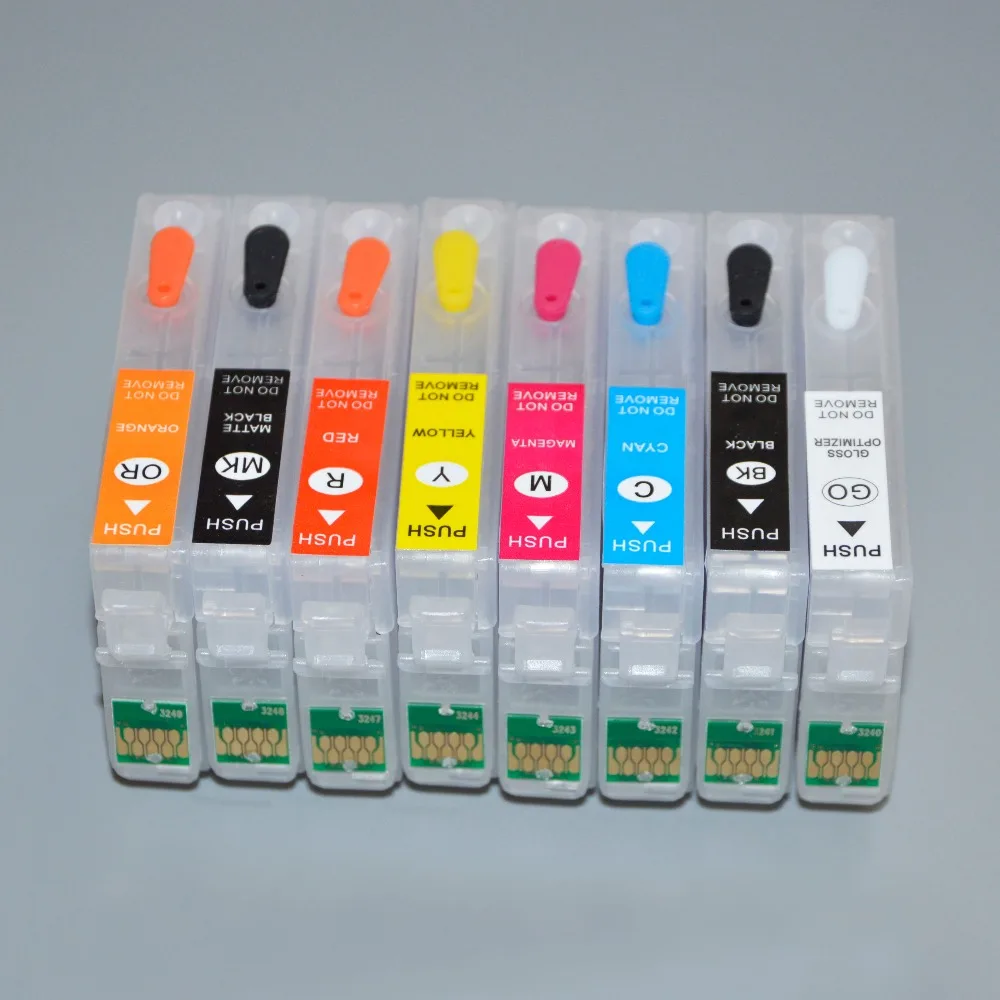T3240 T3249 многоразовый картридж для принтера Epson P400 с постоянным чипом Surecolor P400|refillable