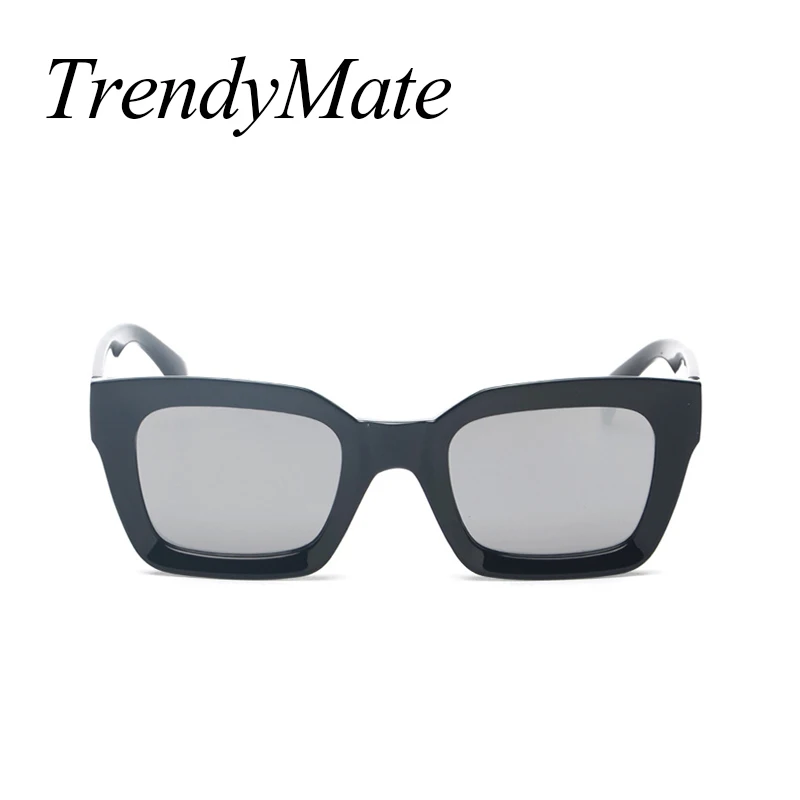 Солнцезащитные очки Квадратные женские с заклепками UV400 768T | Аксессуары для