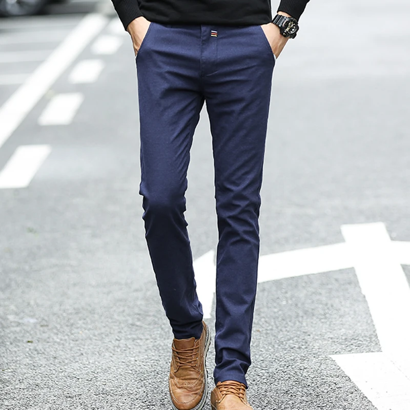 Осень-зима; в повседневном стиле брюки мужские s Slim Fit плюс размер мужские модные спортивные брюки высокого качества спортивные брюки брендовая одежда для мужчин