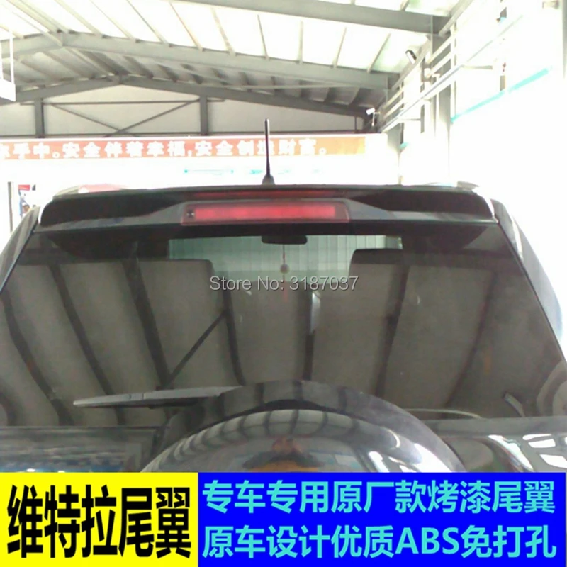 For Suzuki Grand Vitara Spoiler 2009-2013 ABS Plastic Unpainted Color Rear Roof Wing Trunk Lip Boot Cover Car Styling | Автомобили и
