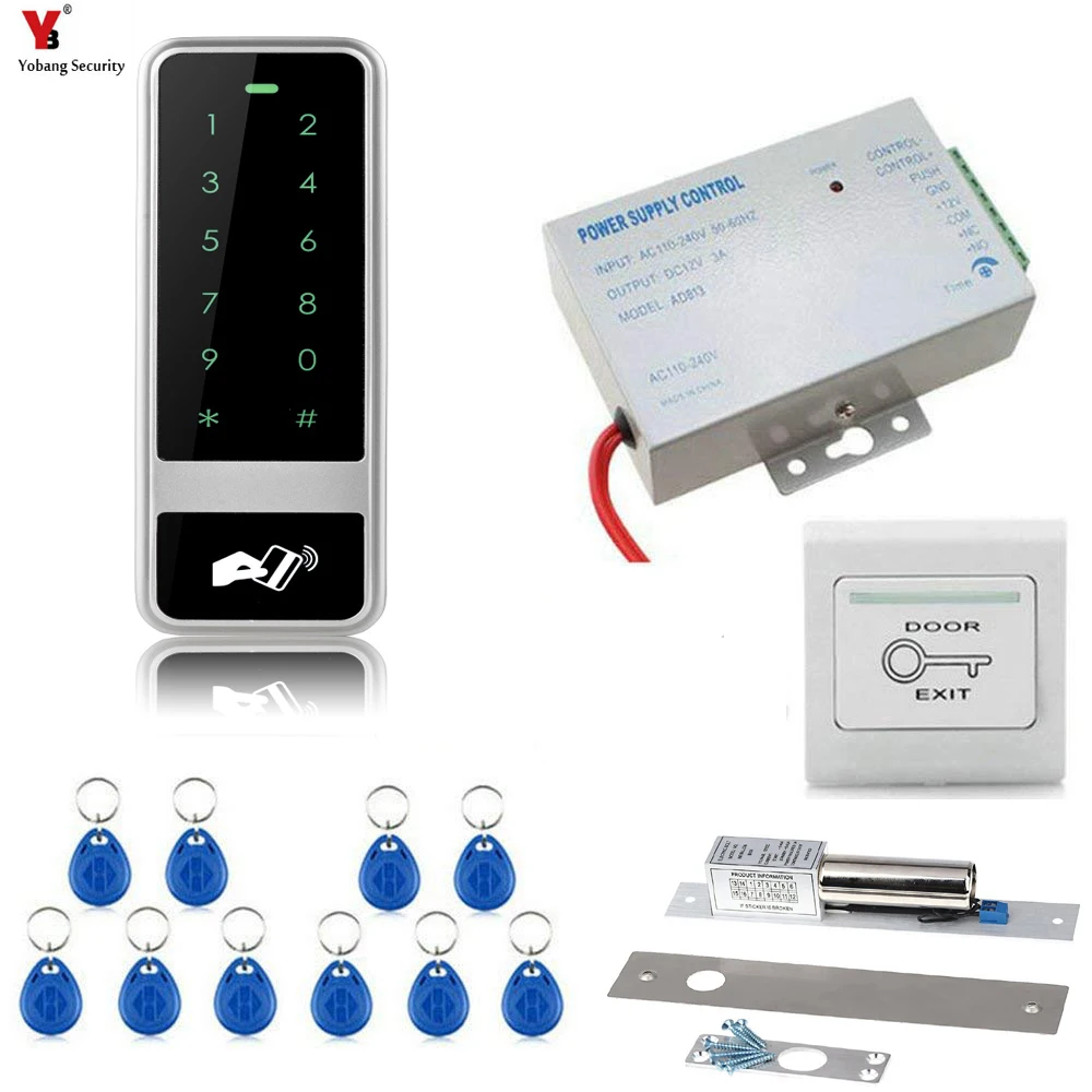 Система контроля доступа RFID Yobang водонепроницаемый комплект для открывания