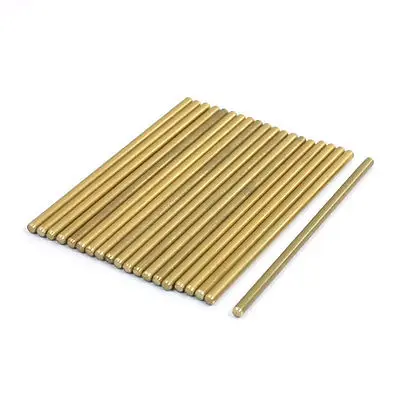 

RC Helicopter 50mm x 2mm Brass Ground Shaft Round Rod 20Pcs