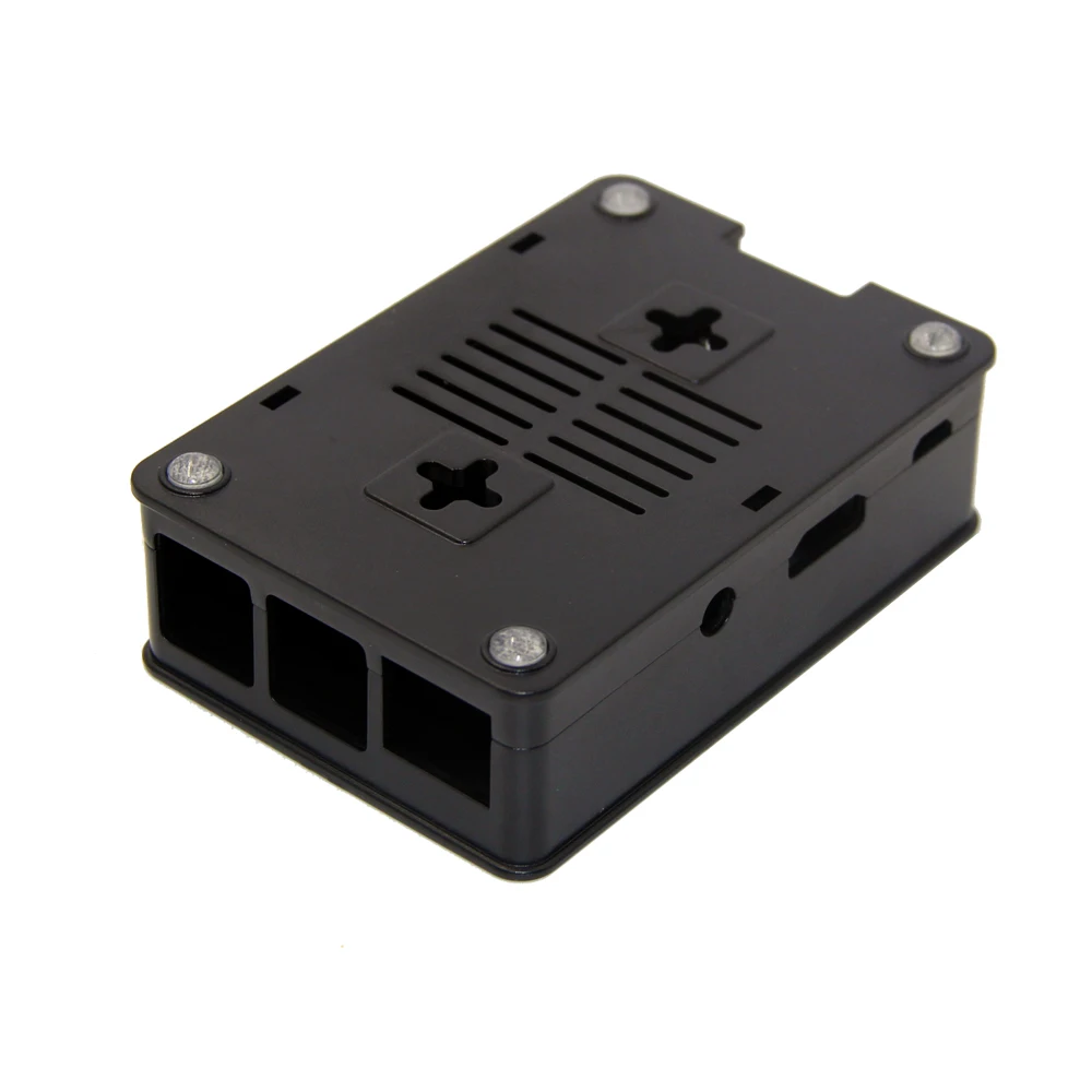 Raspberry Pi 3 Case Model B ABS New Black пластиковая коробка теплоотвода 5 в 3A для +
