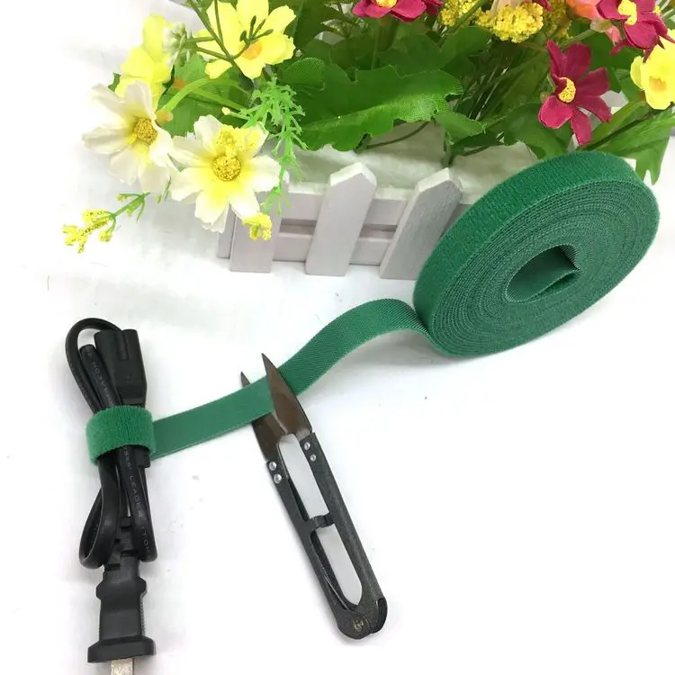 Многоразовые Кабельные стяжки 10 мм * 5 метров клейкая крепежная лента волшебная