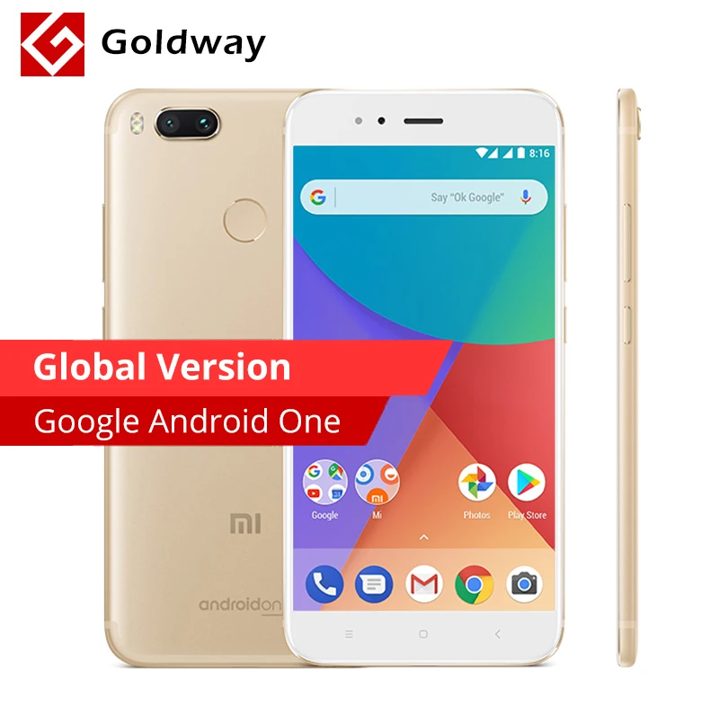 Глобальная версия Xiaomi mi A1 4 Гб ОЗУ 64 ПЗУ мобильный телефон Snapdragon 625 Восьмиядерный 4G