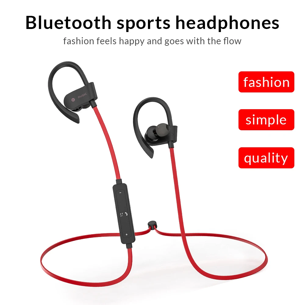 TOPK F12, беспроводные наушники Bluetooth 5,0, наушники с громкой связью, стерео спортивные наушники, игровая Бас-гарнитура с микрофоном