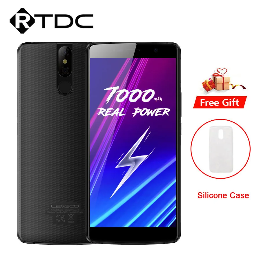 LEAGOO power 5 Android 8 1 двойная задняя камера 4G мобильный телефон 7000mAh 99 &quotFHD MT6763V