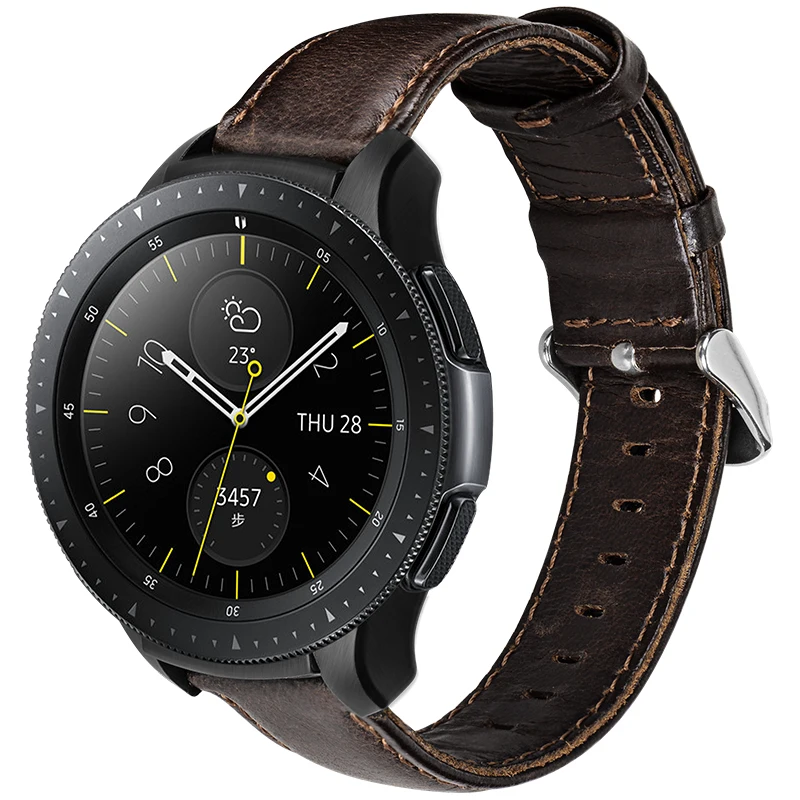 HOCO Quick Release Watch Band 20 мм ремешок из натуральной кожи для samsung Galaxy 42 мм/gear S2 Смарт часы замена Браслет