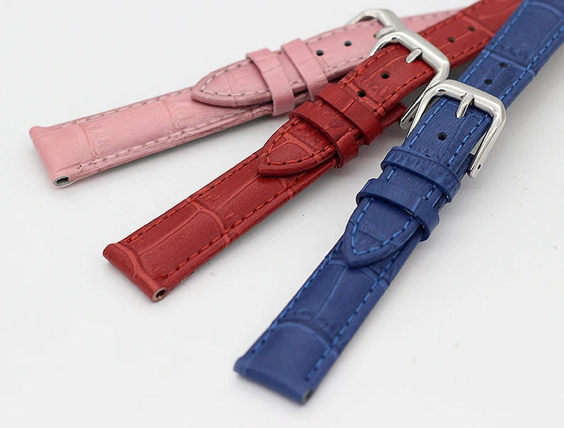 12 мм-24 мм Высокое качество ремешок для часов из натуральной кожи для casio Tissot CITIZEN ремешок для часов женские мужские часы браслеты