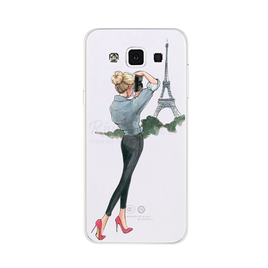 Силиконовый чехол для Samsung Galaxy A5, чехлы для телефонов, мягкие силиконовые чехлы для Funda Samsung A5 A500H A500F 5,", задняя крышка