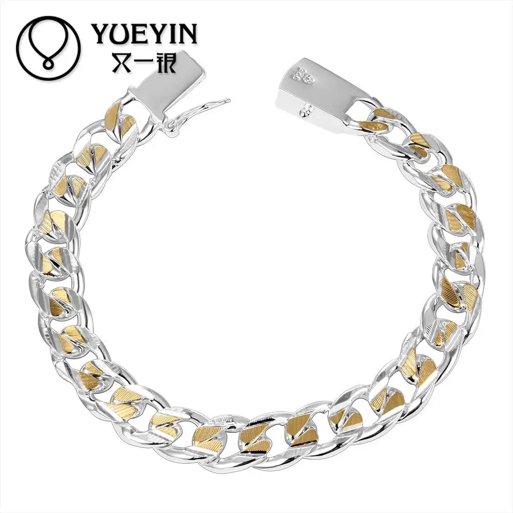 

Silver plated bracelet for women men Lovers Unisex silver Jewelry for day wear Vintage Nickle free