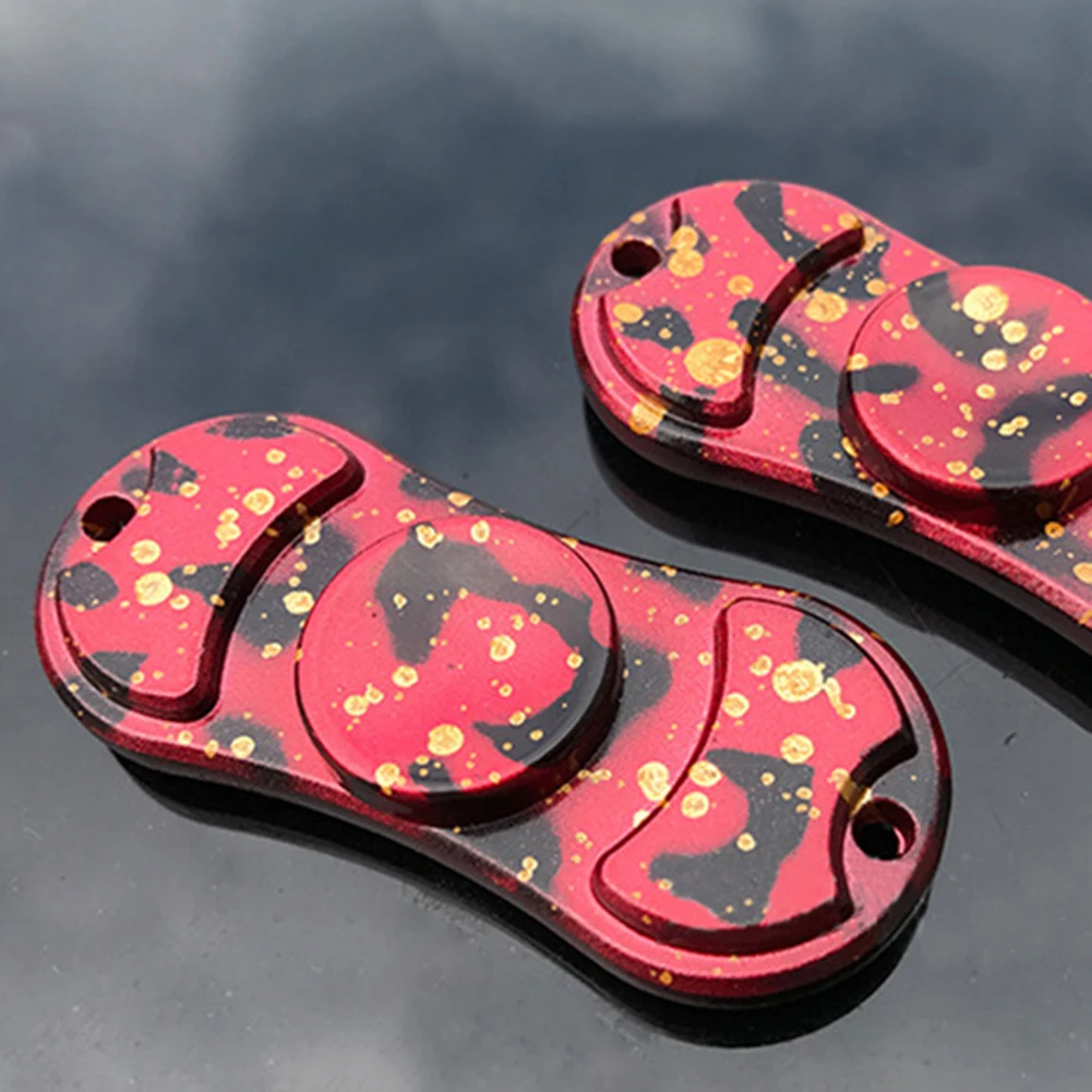 Камуфляж звездное небо сплава ручной Spinner карман Непоседа руку игрушка EDC пальцев