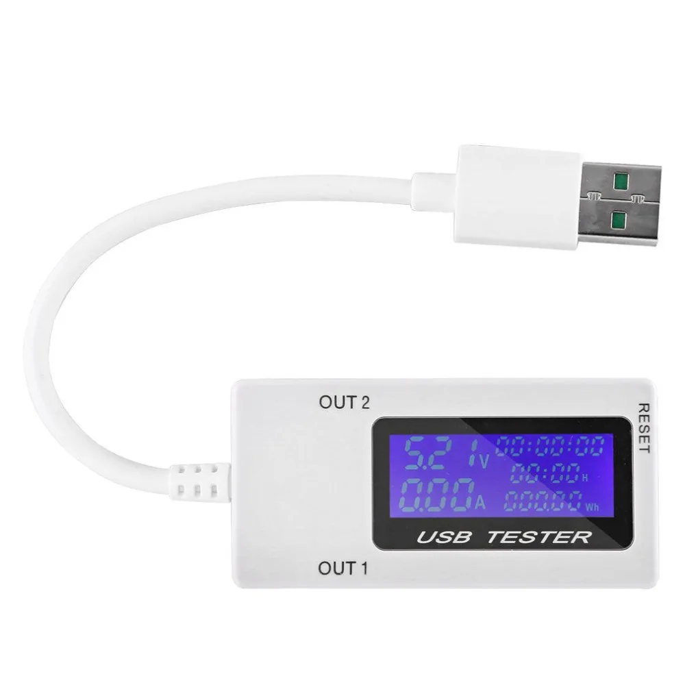 Mini Dual USB Current Voltage Tester Ammeter Charging Monitor Ports Digital Display DC 4-30V 0-5A 0-150W New | Инструменты