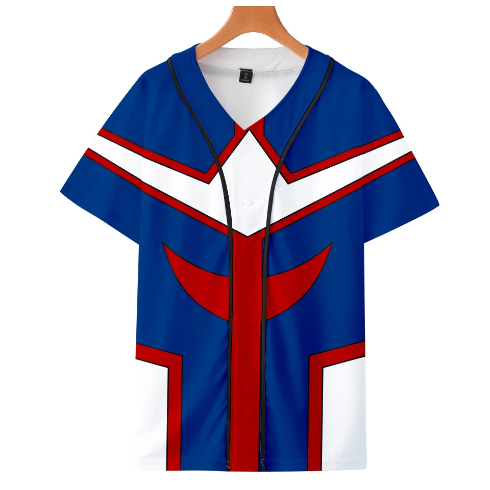Костюм для косплея Мой герой 3d Бейсбольная Футболка Мужская/Женская