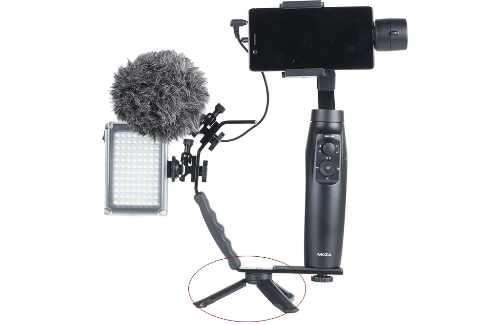 Osmo карманные аксессуары мини-штатив для Gimbal SmartphoneTripod Stand монопод для zhiyun smooth 4 dji osmo mobile 2 phone gimbal