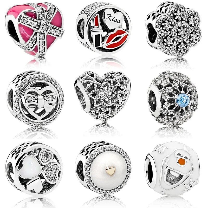 Бисер серебряного цвета полый Подарочный ящик цветок бант Хрустальная глазурь