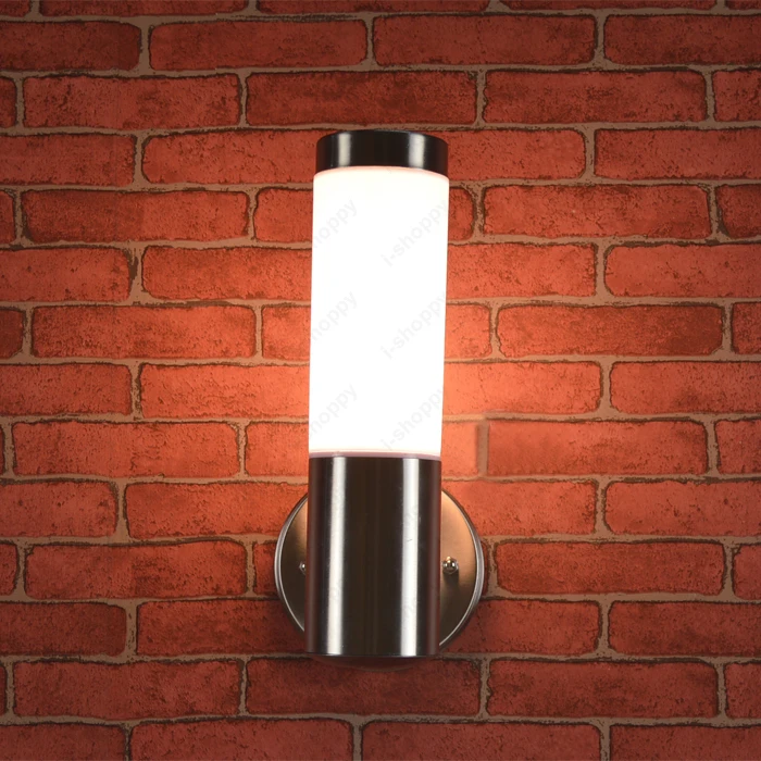 Уличные Настенные светодиодные бра водонепроницаемая лампа из нержавеющей