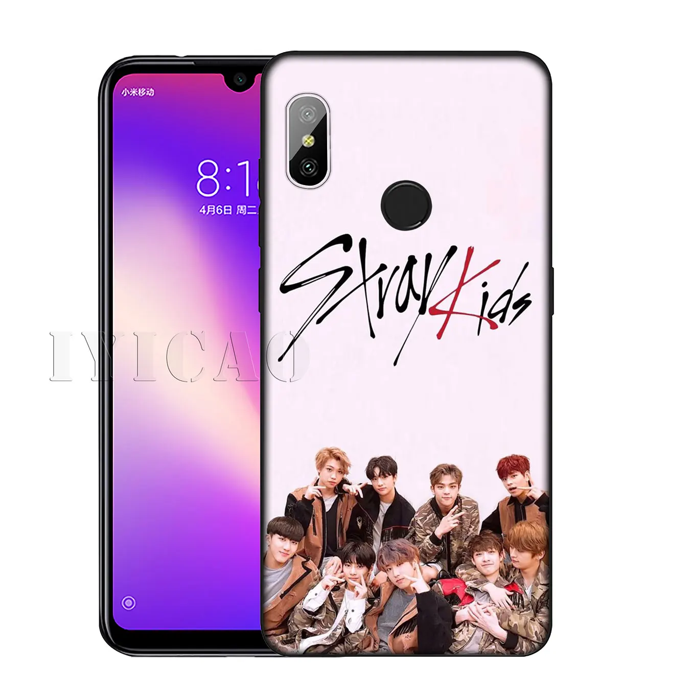 IYICAO Stray Kids kpop Мягкий силиконовый чехол для телефона Xiaomi Redmi K30 K20 8A 7A 6A 5A S2 GO Note 8 8T 7 5 6