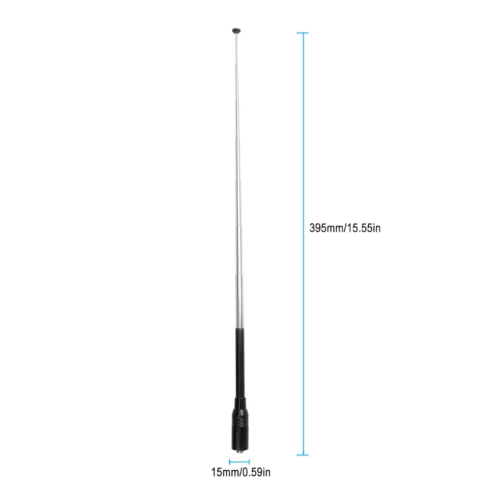 Телескопическая антенна Baofeng H777 10 шт. Двухдиапазонная VHF UHF для рации Retevis Ailunce HD1 RT5R