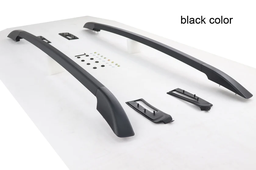 black color Новое поступление для Ford Ranger OE багажные брусья, Рейлинги на крышу, алюминиевый сплав, установка винтами не клеем, поставщик качества - Цвет: black color