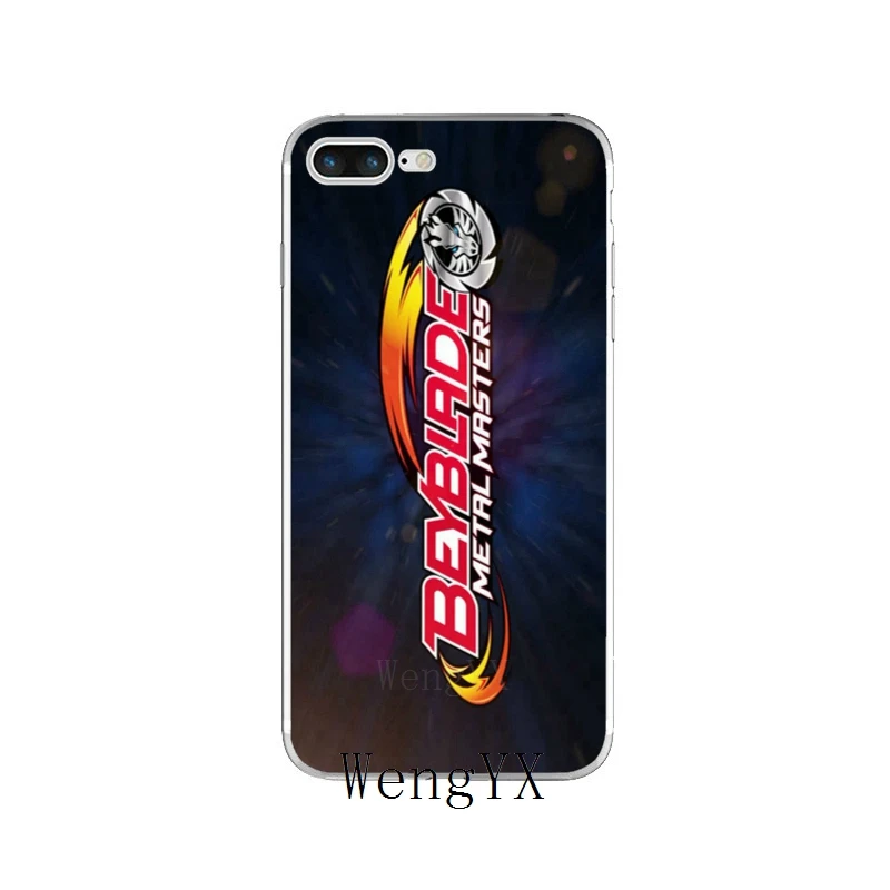 Wengyx классического мультфильма Beyblade прозрачный мягкий тонкий чехол из силикона мягкий чехол для iPhone X, 8, 8 plus, 7, 7 plus, 6 6s плюс 5 5S 5c SE 4 4S - Цвет: BeybladeA06