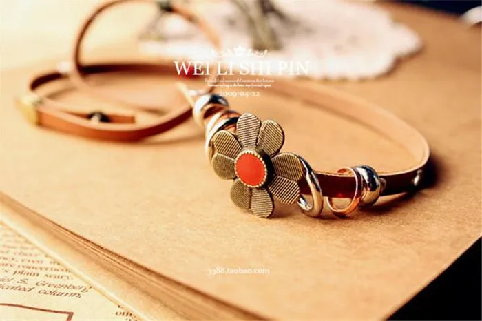 Free Shipping 2014 Fashion Jewelry Wrap Charm Leather Bracelet with Braided rope Women S3041 | Украшения и аксессуары