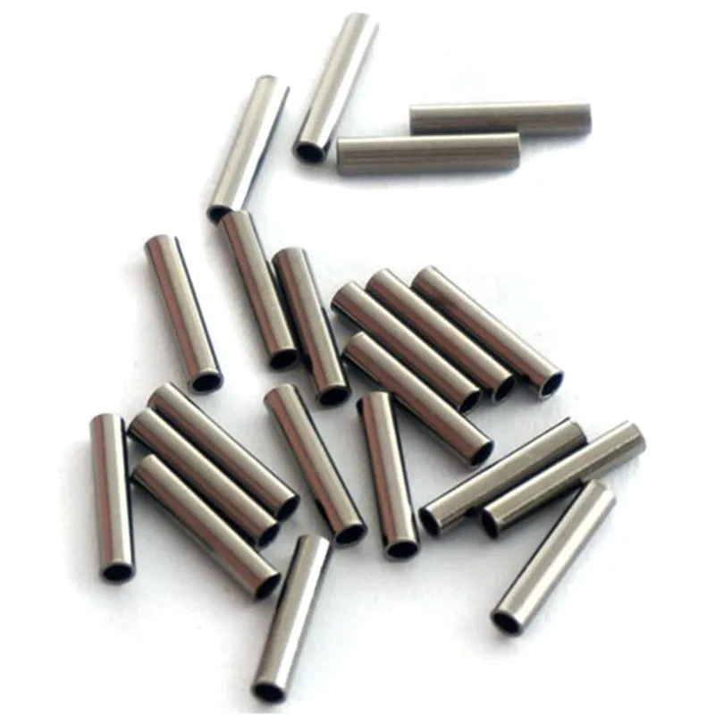 500 шт. рыболовная леска из нержавеющей стали алюминиевая ОБЖИМНАЯ муфта медная