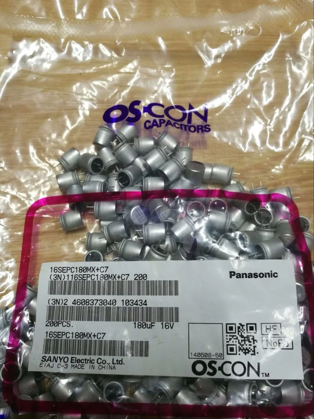Оригинальный новый 100% твердотельный конденсатор 16V180UF 8X9 SEPC полимерный 16SEPC180MX