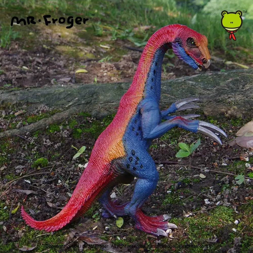 Фото Mr.Froger Therizinosaurus модель игрушечный динозавр ПВХ модели Классические игрушки детские животные модель древняя коллекция Юрского периода №3