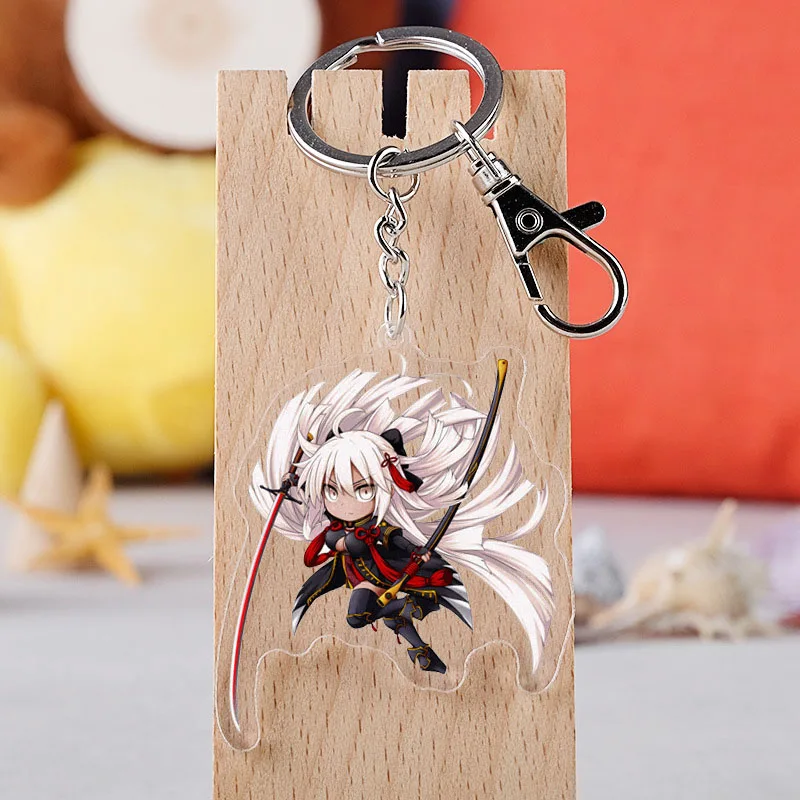 Игра Fate брелок мультфильм фигурка саблей астольфо Подвески акриловый кулон брелок - Цвет: H06