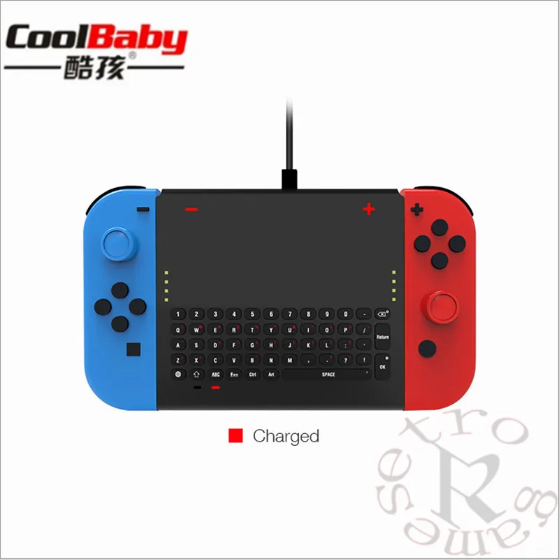 DHL 20 шт./лот 2,4 г Беспроводной игры Клавиатура для Nintend коммутатор host Беспроводной клавиатура для nintendo переключатель НС консоли