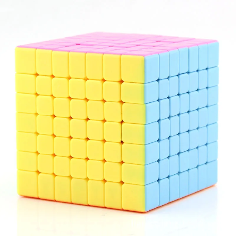 MoYu Mofangjiaoshi MF7 7x7 Волшебная головоломка кубик без наклеек 7x7x7 черная профессиональная соревновательная скоростная куб обучающий игрушка