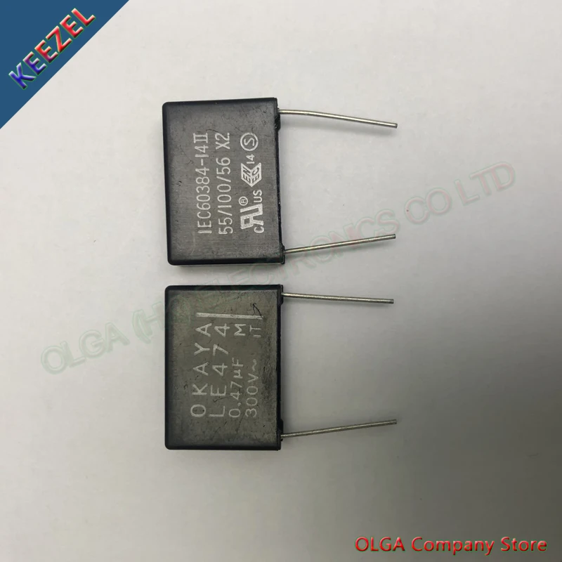 Защитный пленочный конденсатор Valley LE474 X2 0 47 мкФ 470nf 474 300vac.|capacitor water|capacitor discharge welding