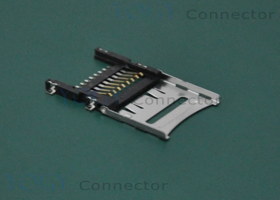 20шт 8pin слот карты Micro SD разъемы SMD 4 фиксированных фута TF палуба подходит для