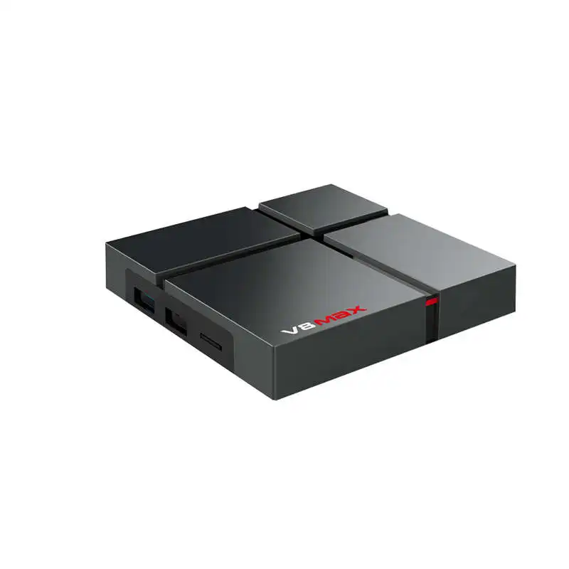 V8 Max Android 8 1 Smart Tv Box Amlogic S905X2 Lpddr4 четырехъядерный двойной Wifi Bt 2 4G/5G 4K видео